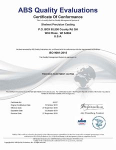 ISO Quality Certification
