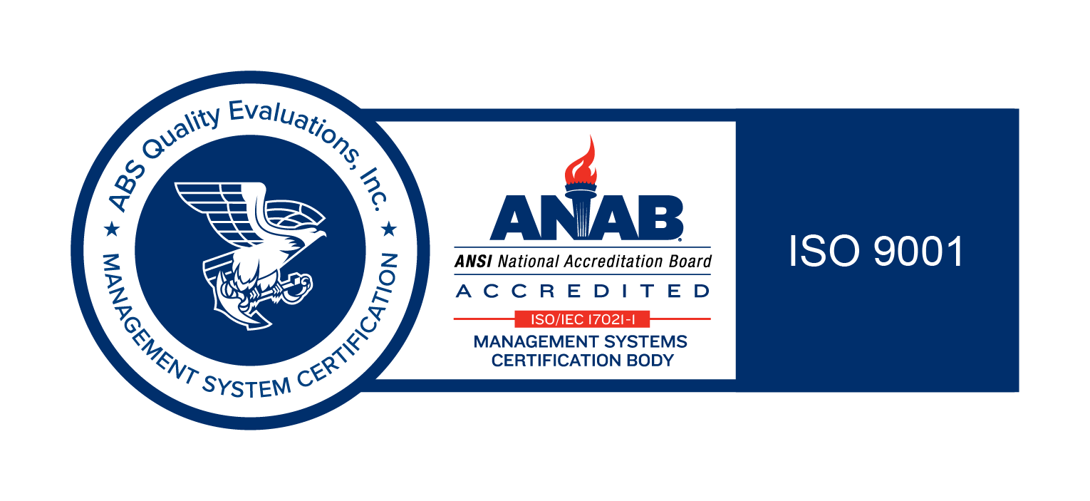 ISO-9001-2015 ANAB Shelmet Precision Casting CERTIFIED