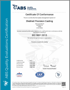 ISO Quality Certification